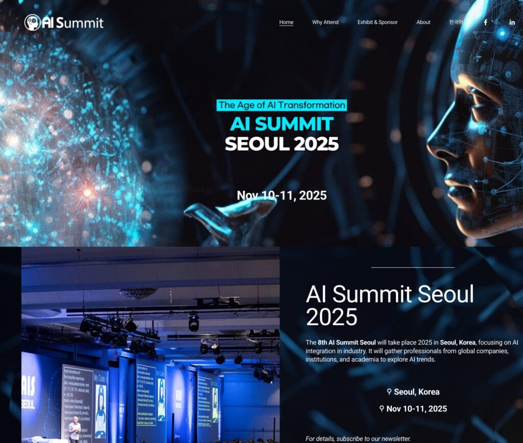 AI SUMMIT 2025 seoul