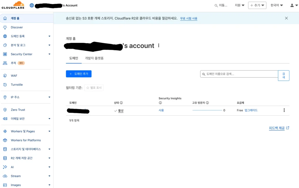 Cloudflare dns service management