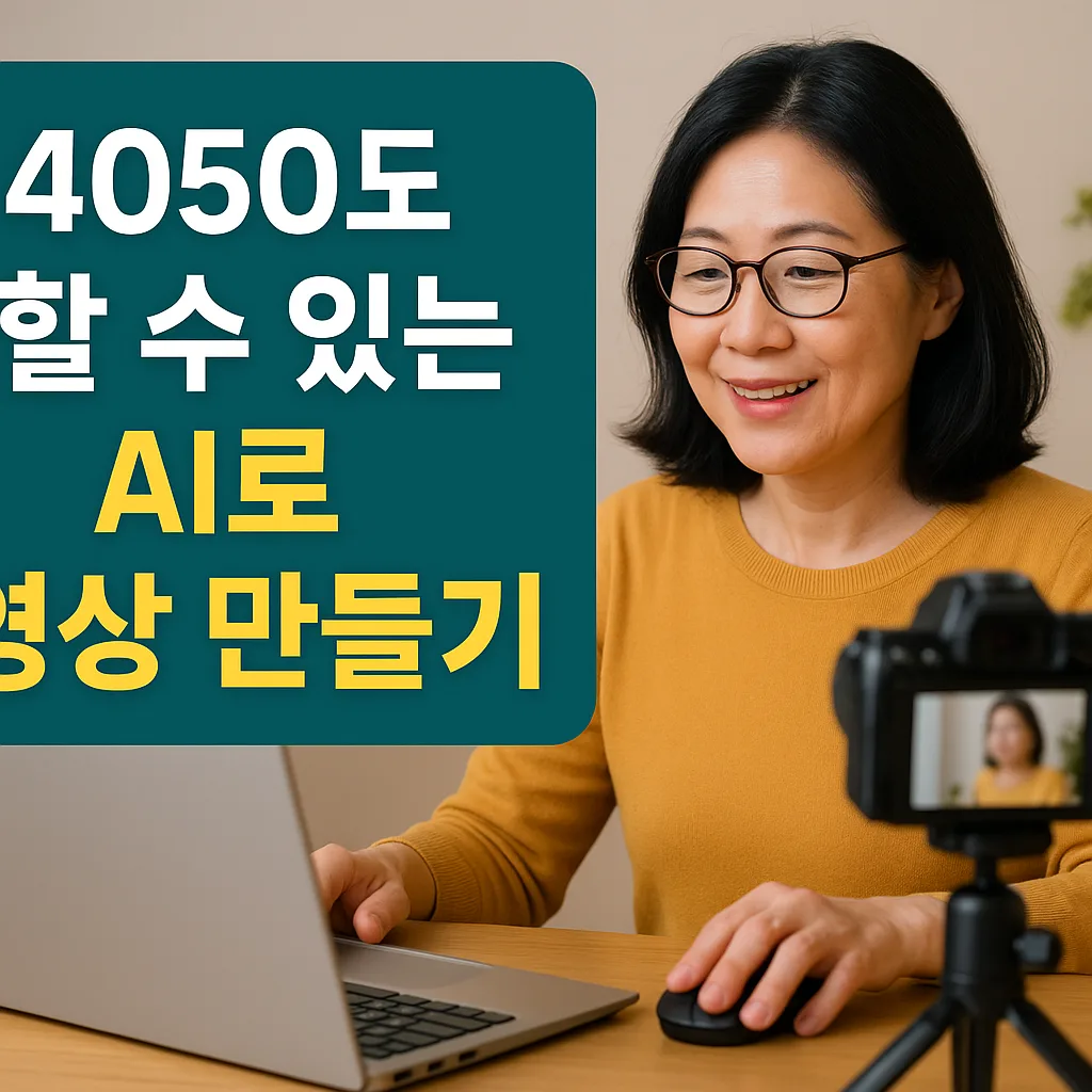 4050도 할 수 있는 AI로 영상 만들기