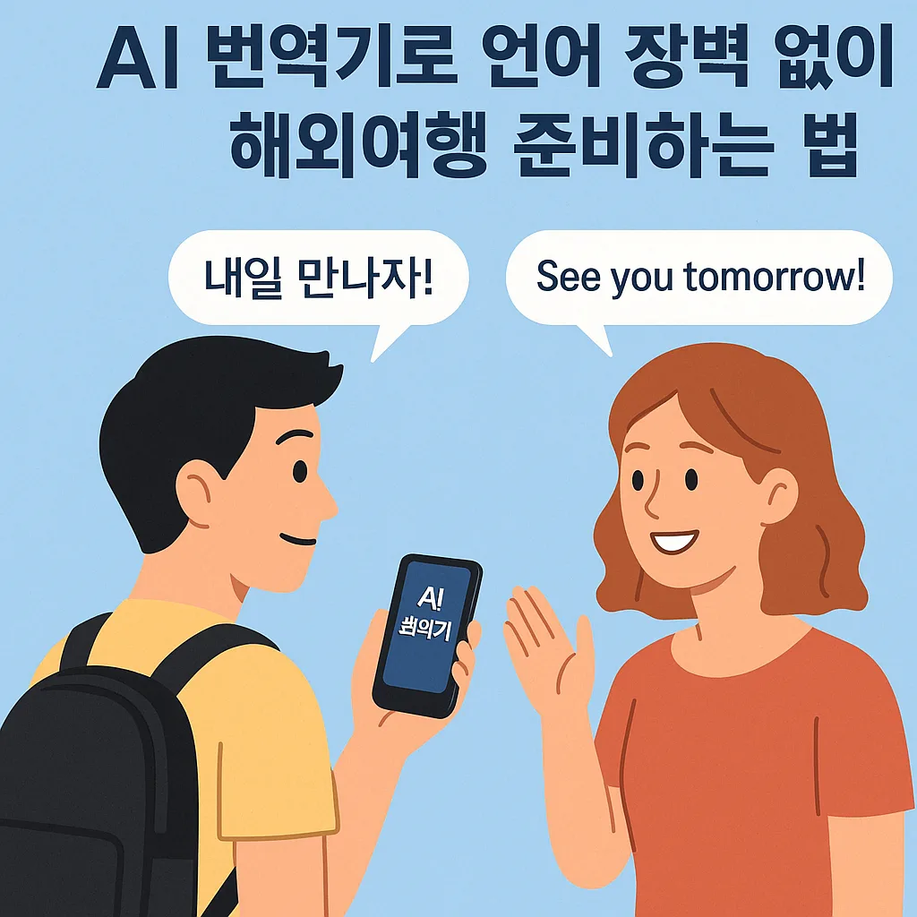 AI번역기로 언어 장벽 없이 해외여행 준비하는 법